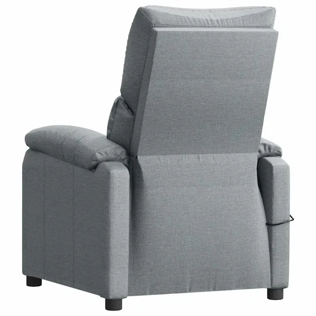 Fauteuil de massage Gris clair Tissu