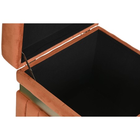 Kruk DKD Home Decor Blauw Groen Oranje Gouden Hout MDF 93 x 47 x 45 cm