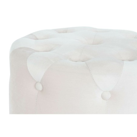 Poggiapiedi DKD Home Decor Rosa Dorato Legno MDF Velluto 60 x 60 x 54