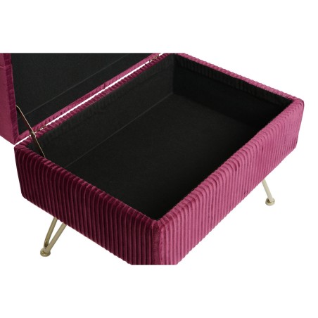 Kruk DKD Home Decor 110 x 42 x 44 cm Metaal Kastanjebruin