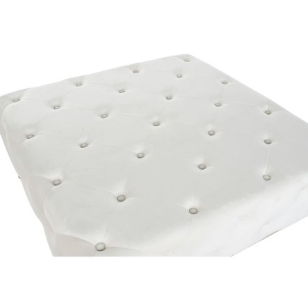 Kruk DKD Home Decor Wit Gouden Metaal 100 x 100 x 45 cm 2