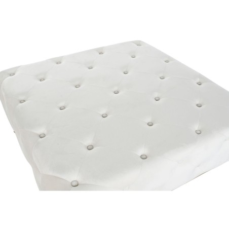 Kruk DKD Home Decor Wit Gouden Metaal 100 x 100 x 45 cm