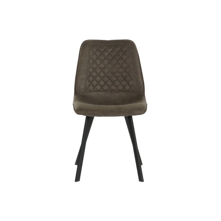 Stuhl DKD Home Decor Schwarz Grau Metall Polyurethan 63 x 49 x 85 cm 4