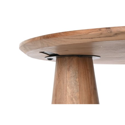 Table Basse DKD Home Decor Acacia 100 x 100 x 43 cm 2