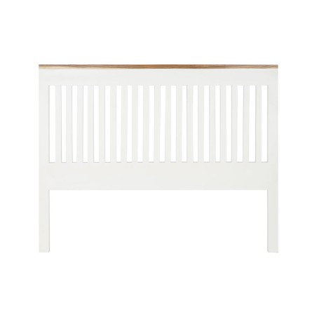 Cabecero de Cama DKD Home Decor Blanco Marrón Acacia Madera de mango