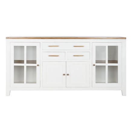 Aparador DKD Home Decor Blanco Marrón 180 x 45 x 90 cm 2