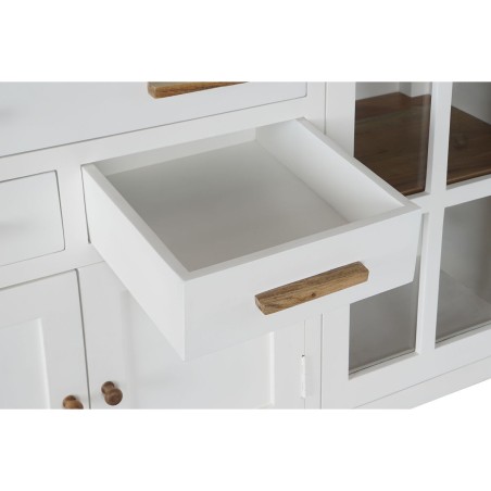 Dientafel DKD Home Decor Wit Bruin 180 x 45 x 90 cm