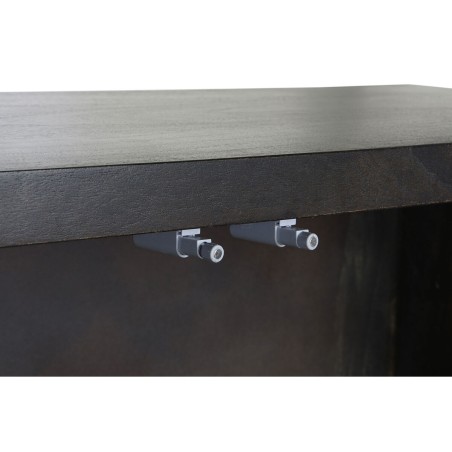 Buffet DKD Home Decor Noir Doré Brun foncé Métal Acacia 160 x 40 x