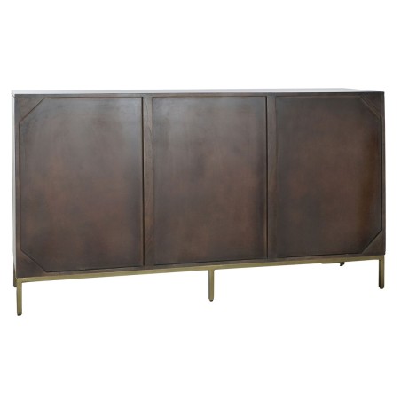 Buffet DKD Home Decor Noir Doré Brun foncé Métal Acacia 160 x 40 x