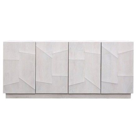 Aparador DKD Home Decor Blanco Crema Madera de mango 180 x 40 x 80 cm 2