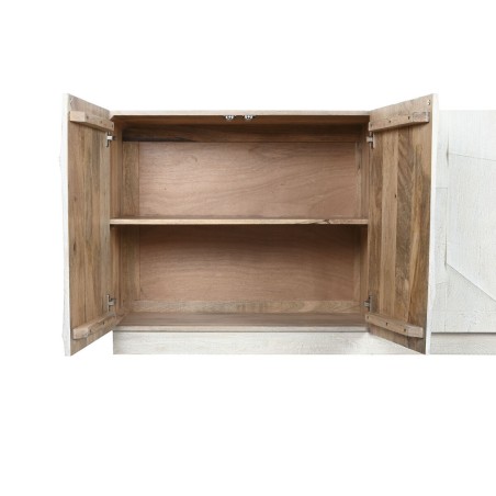 Credenza DKD Home Decor Bianco Crema Legno di mango 180 x 40 x 80 cm