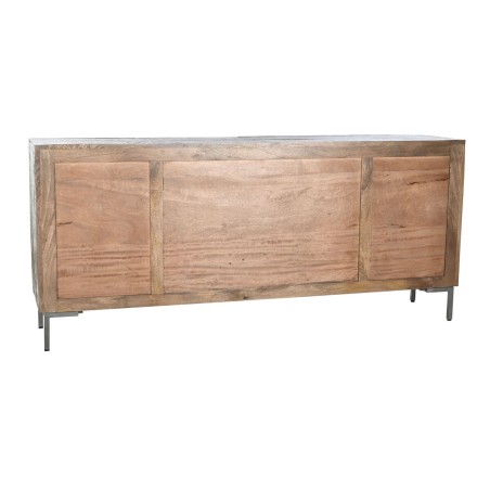 Aparador DKD Home Decor Marrón oscuro Gris oscuro Metal Madera de man
