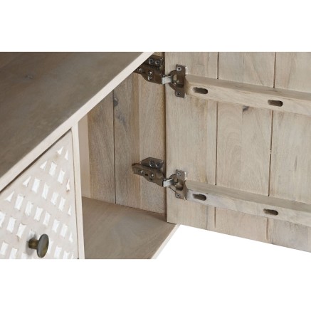 Aparador DKD Home Decor Blanco Natural Madera de mango 115 x 42 x 75 c 2
