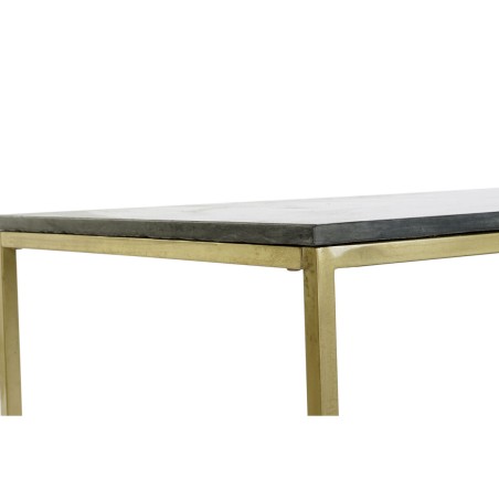 Mesa de Centro DKD Home Decor Negro Dorado Mármol Hierro 100 x 61 x 4