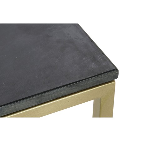 Mesa de Centro DKD Home Decor Negro Dorado Mármol Hierro 100 x 61 x 4