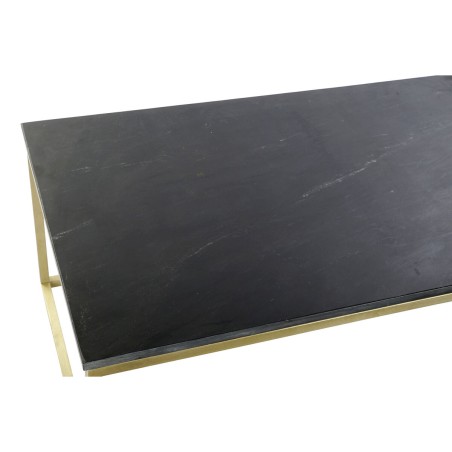 Mesa de Centro DKD Home Decor Negro Dorado Mármol Hierro 100 x 61 x 4