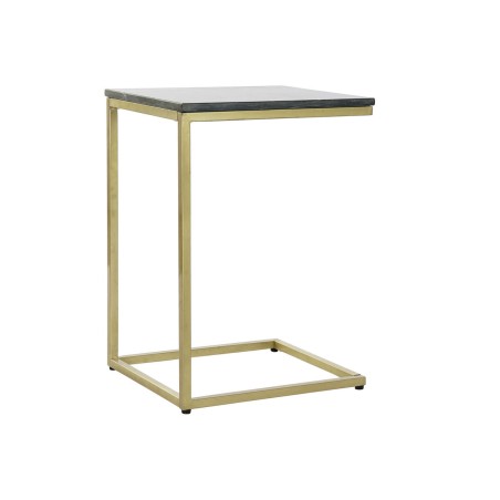 Mesa auxiliar DKD Home Decor 40 x 46 x 65 cm Negro Dorado Mármol Hier