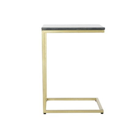 Mesa auxiliar DKD Home Decor 40 x 46 x 65 cm Negro Dorado Mármol Hier