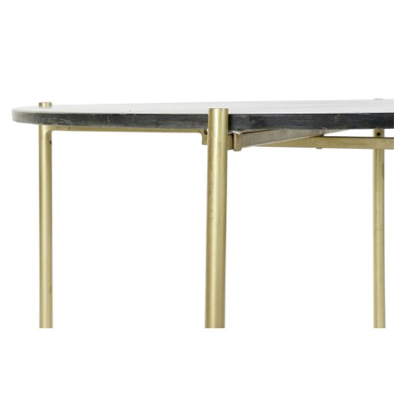 Table Basse DKD Home Decor 81 x 81 x 44 cm Marbre Fer 2