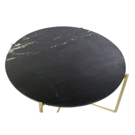 Hoofdtafel DKD Home Decor 81 x 81 x 44 cm Marmer Ijzer
