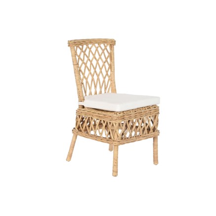 Stoel DKD Home Decor Wit Natuurlijk 45 x 55 x 85 cm 45 x 55 x 90 cm 47