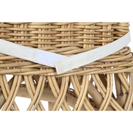 Chair DKD Home Decor White Natural 45 x 55 x 85 cm 45 x 55 x 90 cm 47