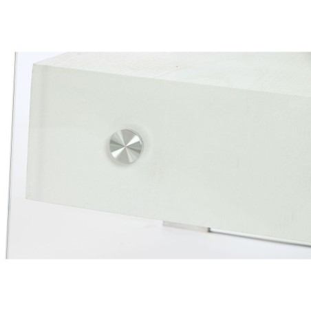 Nachtkastje DKD Home Decor Wit Transparant Kristal Hout MDF 50 x 40 x