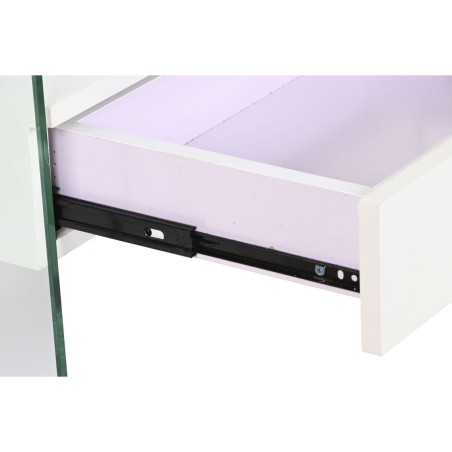 Nachtkastje DKD Home Decor Wit Transparant Kristal Hout MDF 50 x 40 x