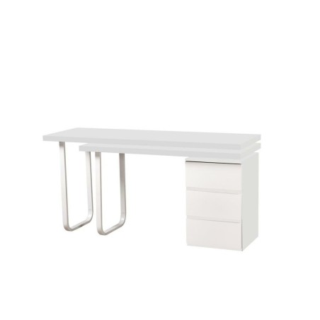 Schreibtisch DKD Home Decor 150 x 120 x 75 cm natürlich Metall Weiß