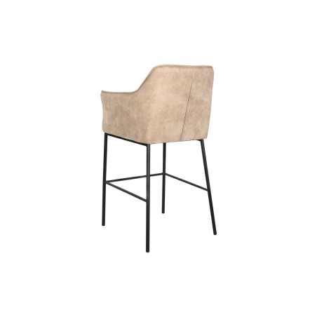 Kruk DKD Home Decor Zwart Beige Metaal 59 x 60 x 107 cm