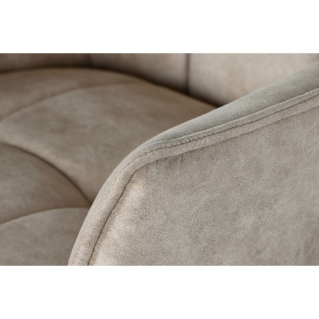 Kruk DKD Home Decor Zwart Beige Metaal 59 x 60 x 107 cm