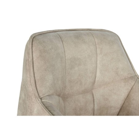 Kruk DKD Home Decor Zwart Beige Metaal 59 x 60 x 107 cm