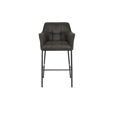 Taburete DKD Home Decor Marrón oscuro Metal 59 x 60 x 107 cm