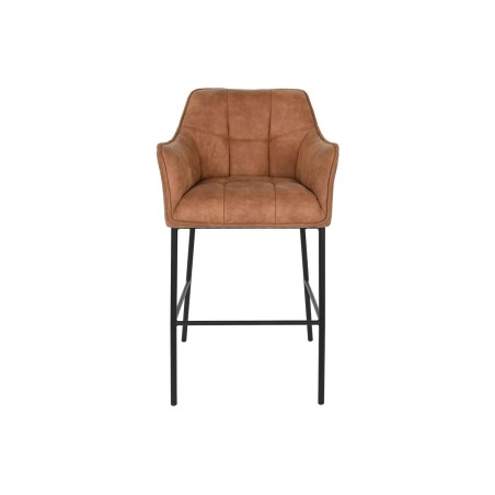 Sgabello DKD Home Decor Nero Cammello Metallo 59 x 60 x 107 cm