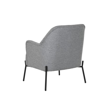 Leunstoel DKD Home Decor Grijs Metaal 65 x 73 x 79,5 cm