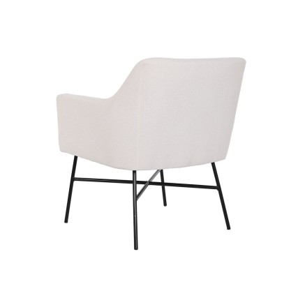Leunstoel DKD Home Decor Beige Metaal 66 x 62 x 75 cm 2
