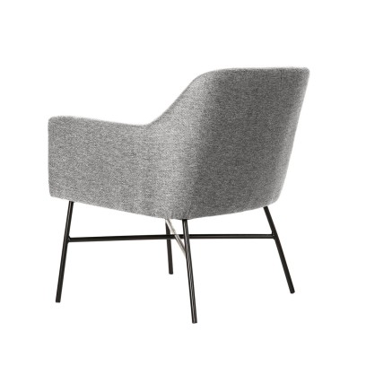 Sessel DKD Home Decor Schwarz Hellgrau Metall 66 x 62 x 76,5 cm 2