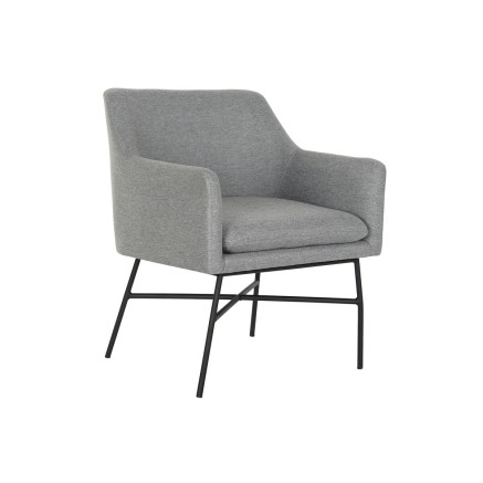 Stuhl DKD Home Decor Grau 59,5 x 60,5 x 78 cm