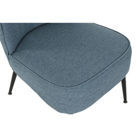Leunstoel DKD Home Decor Blauw Metaal 55 x 64 x 72,5 cm