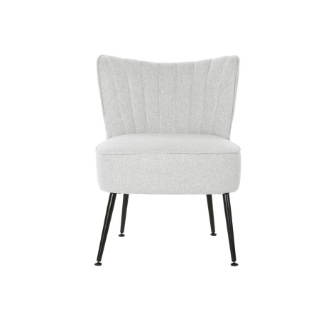 Poltrona DKD Home Decor Nero Beige Greige Metallo 55 x 64 x 72,5 cm