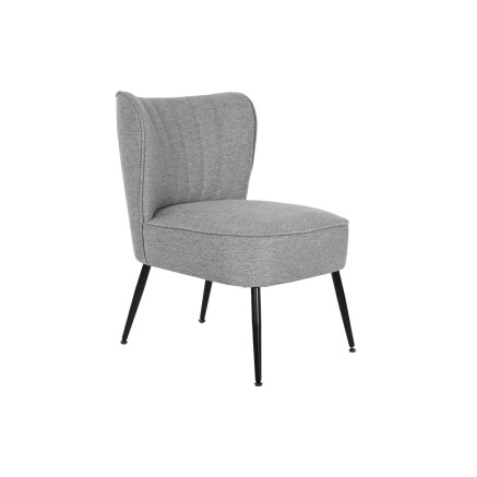 Poltrona DKD Home Decor Grigio Metallo 55 x 64 x 72,5 cm