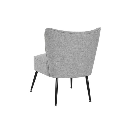 Leunstoel DKD Home Decor Grijs Metaal 55 x 64 x 72,5 cm