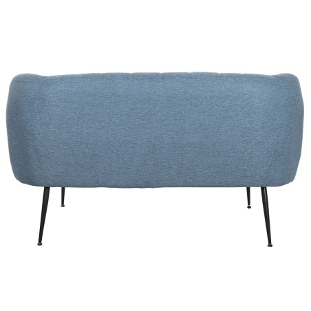 Sofa DKD Home Decor Blauw Zwart Schuim Hout Metaal Fluweel Scandi 129