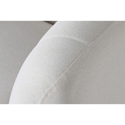 Leunstoel DKD Home Decor Zwart Beige Gouden Schuim Hout Metaal 81 x 75 2