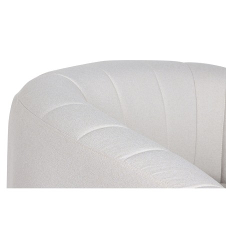 Fauteuil DKD Home Decor Noir Beige Doré Mousse Bois Métal 81 x 75 x