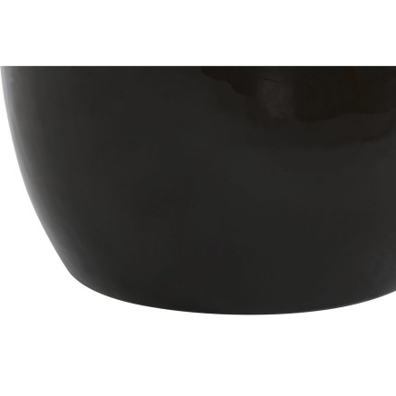 Table d'appoint DKD Home Decor Noir Doré Métal Verre 59 x 59 x 46 cm 2