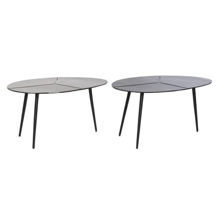 Beistelltisch DKD Home Decor Schwarz Gold Aluminium Messing 78 x 45 x