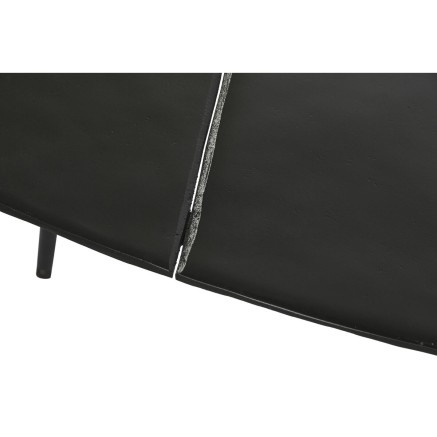 Table d'appoint DKD Home Decor Noir Doré Aluminium Laiton 78 x 45 x 4 2