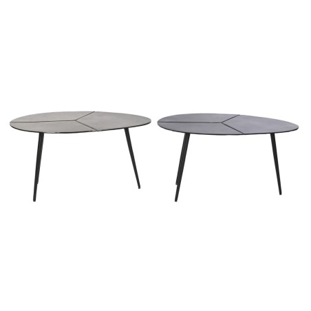Beistelltisch DKD Home Decor Schwarz Gold Aluminium Messing 78 x 45 x