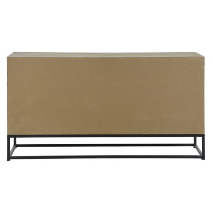 Credenza DKD Home Decor Nero Naturale Metallo Legno MDF 120 x 40 x 64 2